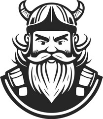 Elevate your brand with a stylish viking logo.