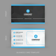 Fototapeta na wymiar Modern Business card Design Template.