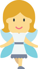 angel illustration in minimal style