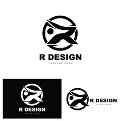 R Letter Logo, Alphabet Vector, Initial R Product Brand Logotype Design