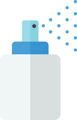 Fototapeta premium alcohol spray bottle illustration in minimal style