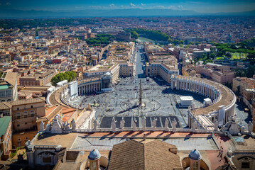 Vistas a la antigua ciudad de italia roma. vintage