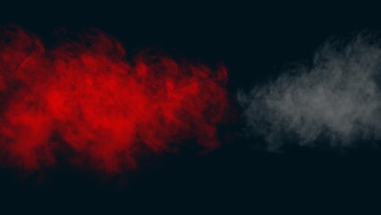Colorful smoke background free space for text
