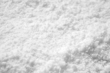 White snow texture background high angle view