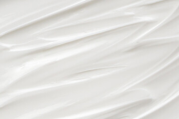 Fototapeta White lotion beauty skincare cream texture cosmetic product background obraz