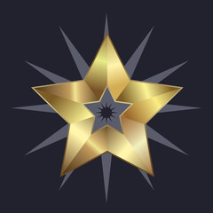 stars on dark background, 6 Premium star buttons, options, prize, Levels design.