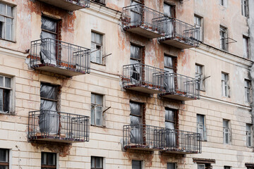old abandoned building