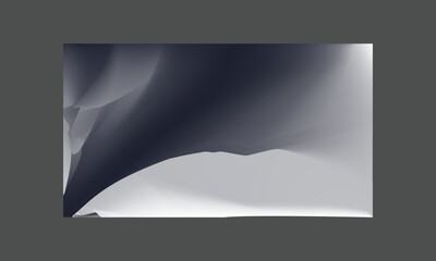 Naklejka premium Dark gradient background with copy space