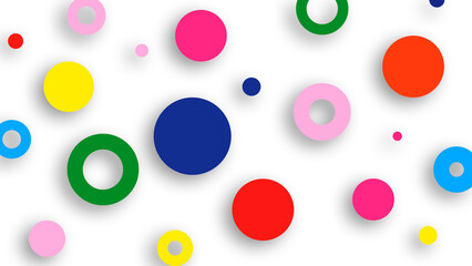pattern with colorful circles