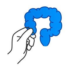 Cholorectal Cancer Awareness Month, Colon Disease Design Banner