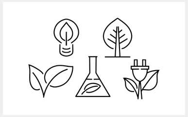 Doodle electric eco icon Hand drawn line Sketch vector stock illustration EPS 10
