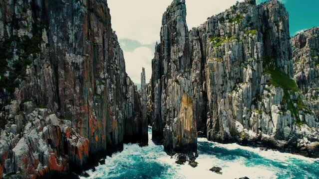 Cape Hauy Drone View in Tasmania, Australia 6