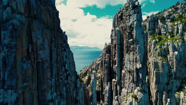 Cape Hauy Drone View in Tasmania, Australia 8