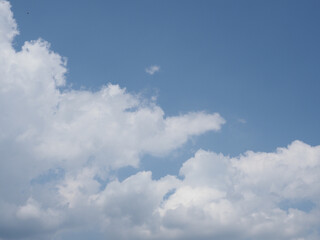 blue sky with clouds background