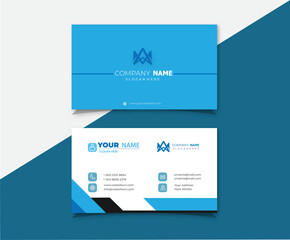 Colorful abstract business card template