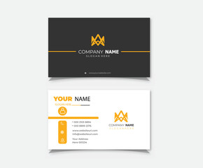 Abstract business card template