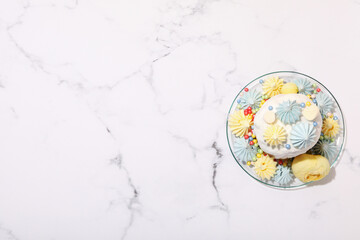 Concept of Easter, spring holy holiday concept, space for text