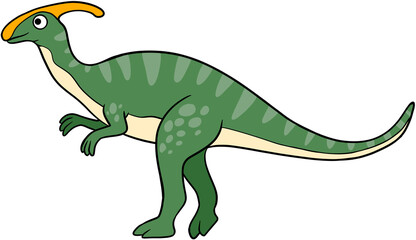 dinosaur cartoon outline illustration colorful