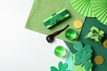 Concept of St. Patrick's Day, space for text