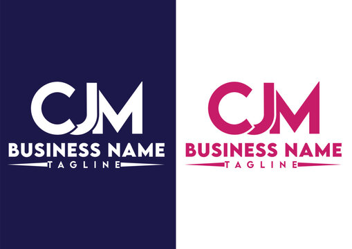 Letter CJM logo design vector template, CJM logo