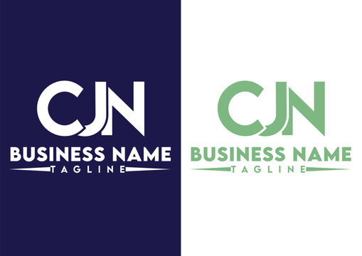 Letter CJN logo design vector template, CJN logo