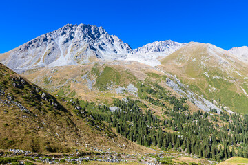 The upper part of the Almarasan gorge. View of the Alyoshkin bridge