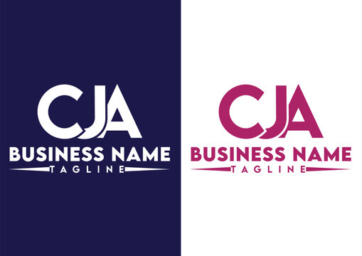 Letter CJA logo design vector template, CJA logo