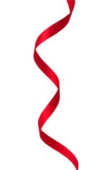 Red Ribbon line art. PNG.	
