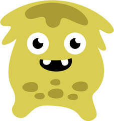 Cute Doodle Monster Vector