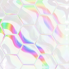 Obraz na płótnie Canvas Abstract hexagon background. Colorful geometric background.