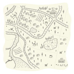 city map for any kind of digital info graphics and print publication.
