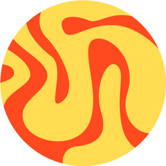 Groovy Retro Pattern Vector