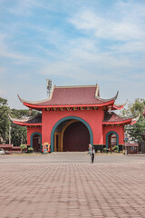 Red Buddhist Temple
