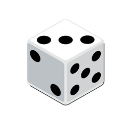 game dice casino gambling isolated	
