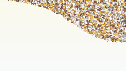 Realistic Background with Confetti of Glitter Star Particles. Sparkle Lights Texture. Celebration pattern. Light Spots. Star Dust. Christmass Design. Explosion of Confetti. Design for Advertisement.