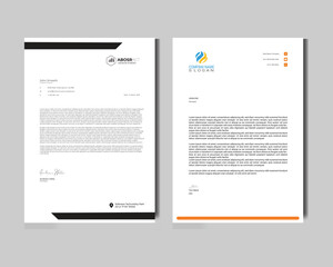 Corporate modern letterhead design template creative modern letterhead design template for your project letterhead, letter head, Business letterhead design