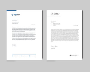 Corporate modern letterhead design template creative modern letterhead design template for your project letterhead, letter head, Business letterhead design