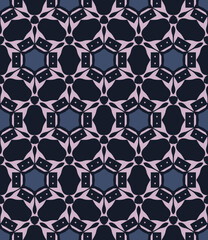 Fototapeta premium Abstract tileable geometric pattern. A seamless background, vintage texture. 