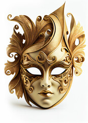 carnival mask isolated on white