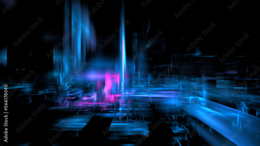 Poster digital technologies, cloud computing, digital future, information transfer. abstract technology big