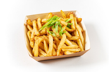 french fries in the box