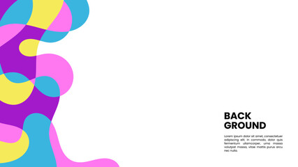 fluid abstract background suitable for banners, posters, print materials, social media