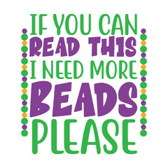 Fototapeta premium if you can read this I need more beads please