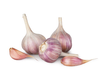 Garlic isolated on white background