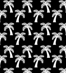 seamless palm tree pattern