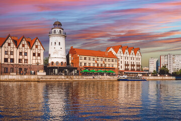 Fototapeta premium urban landscape with beautiful architecture of the historic city.