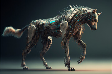 Wolf - a robotic chrome in action