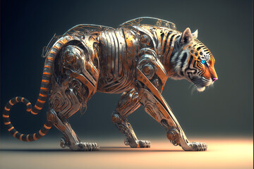 Tiger - a robotic chrome in action