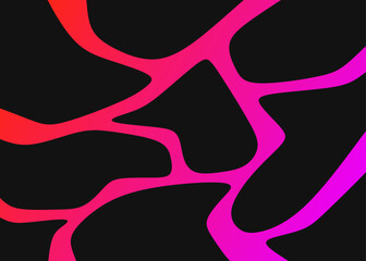 Abstract background with gradient color wavy line pattern