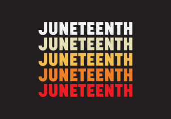 Juneteenth color shade t-shirt